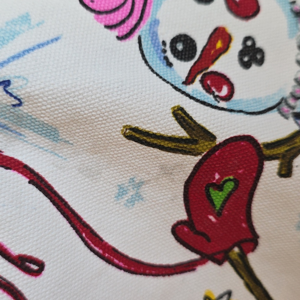 Brighton Festive Snowman Holiday Tote Bag - Picture 6 of 6